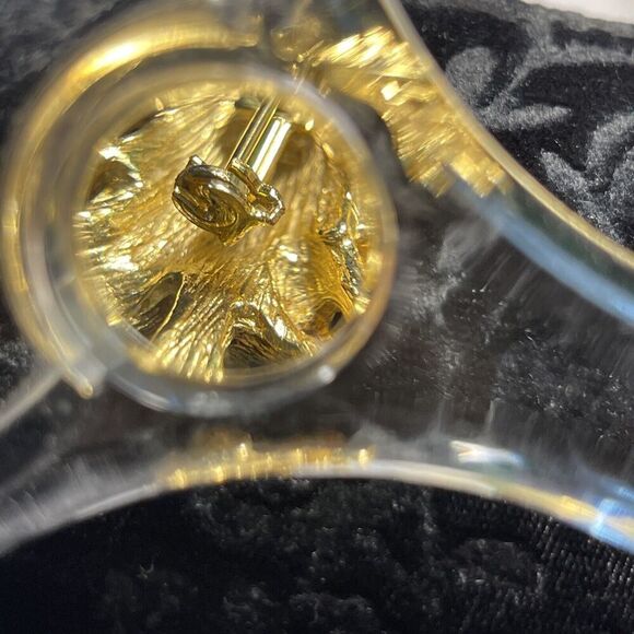 Vintage Gerry's Christmas Tree Pin Brooch Gold Tone Red Green Faux Pearl Star - Picture 4 of 7